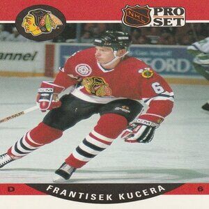 Frantisek Kucera - 1990 Pro Set Hockey Card
